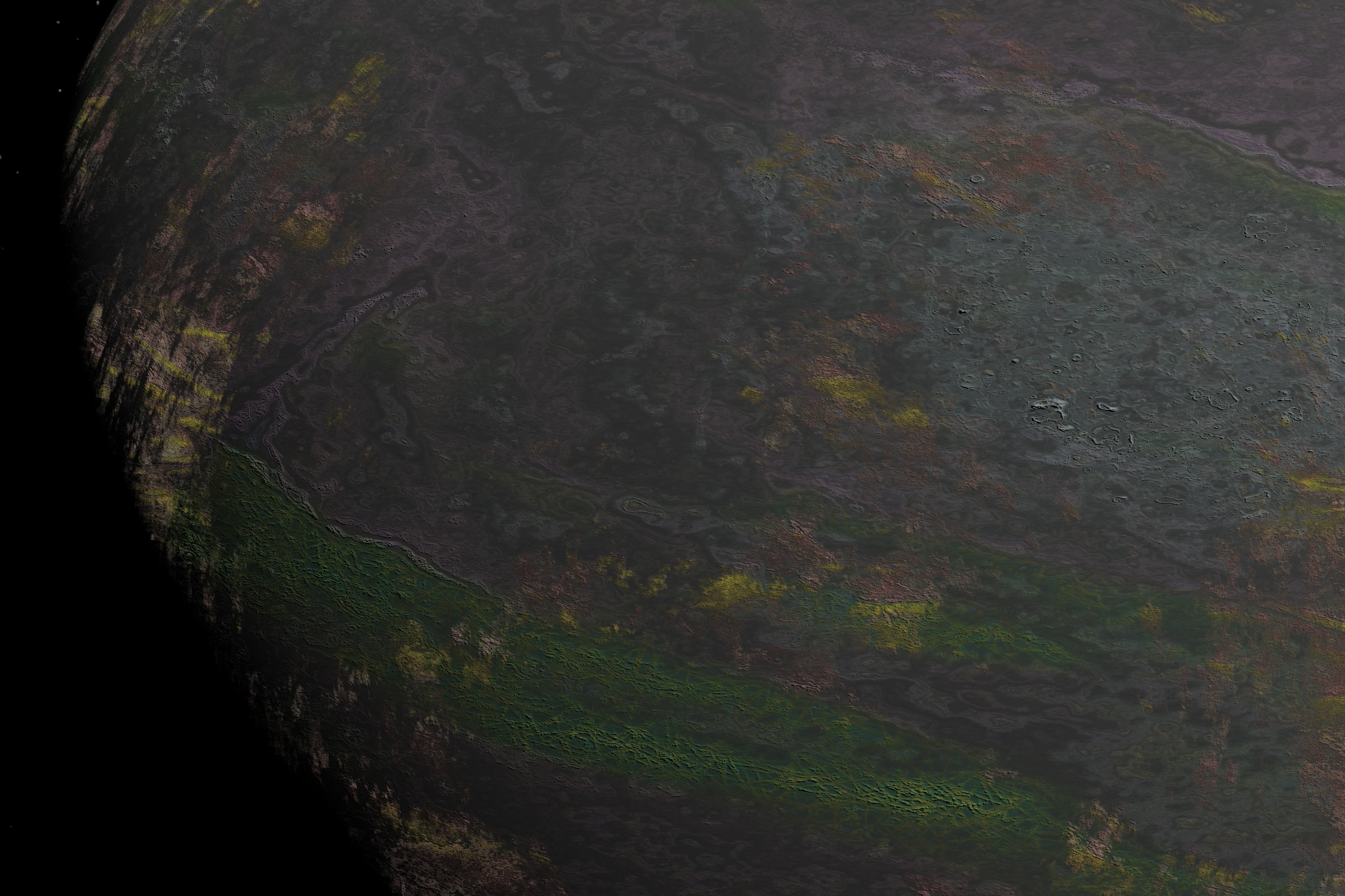 alien moon 008 Low-poly 3D model_11