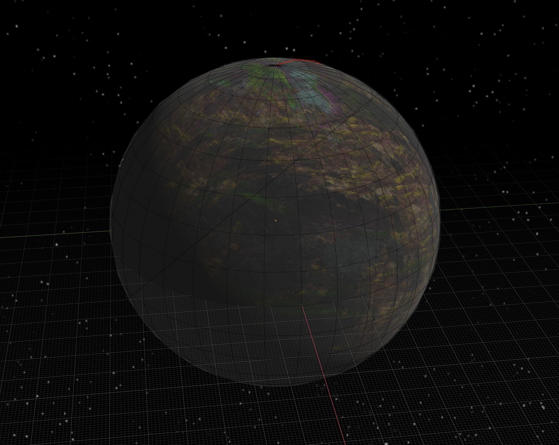 alien moon 008 Low-poly 3D model_15