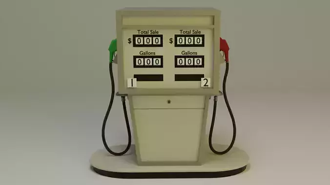 Gas Pump 1980s