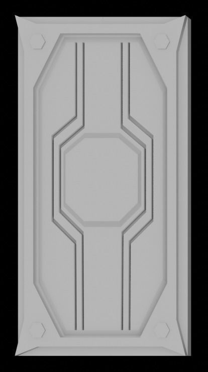 Sci-Fi Planes - 9 pieces Low-poly 3D model_6