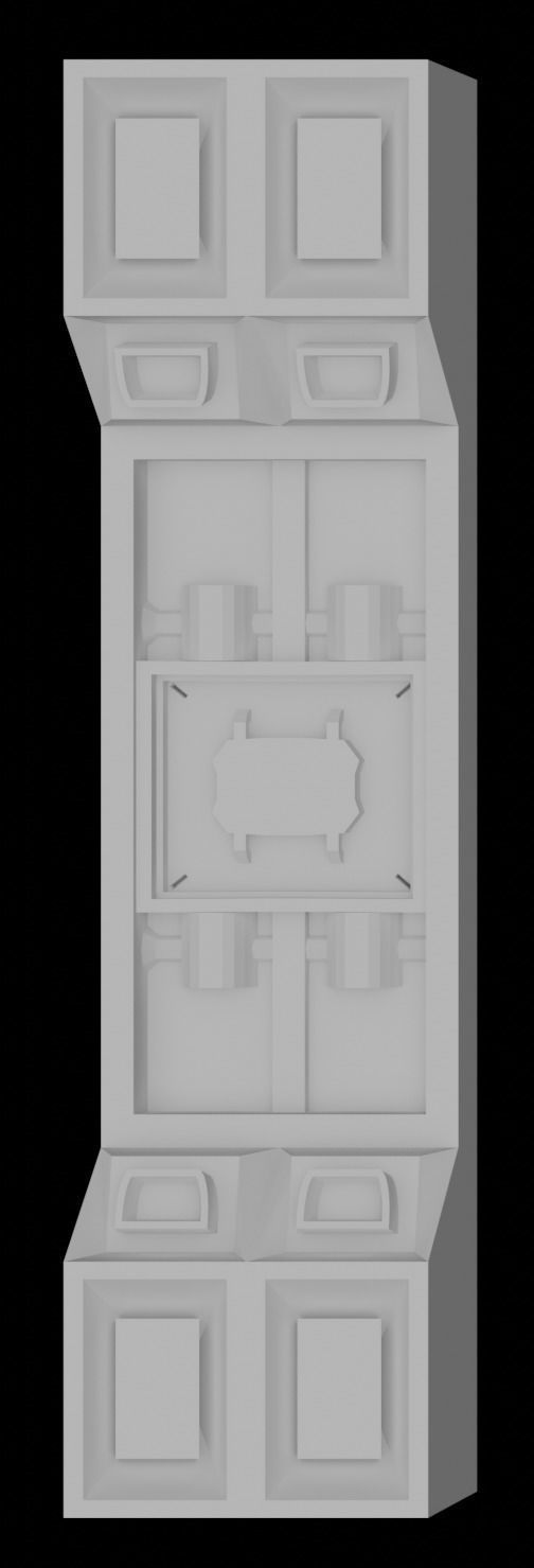 Sci-Fi Planes - 9 pieces Low-poly 3D model_2