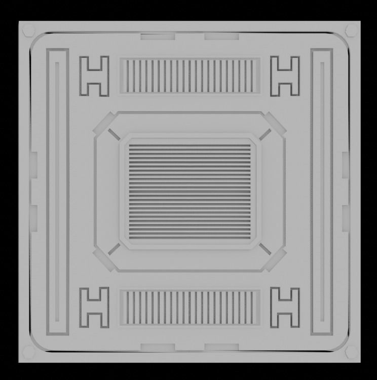 Sci-Fi Planes - 9 pieces Low-poly 3D model_8