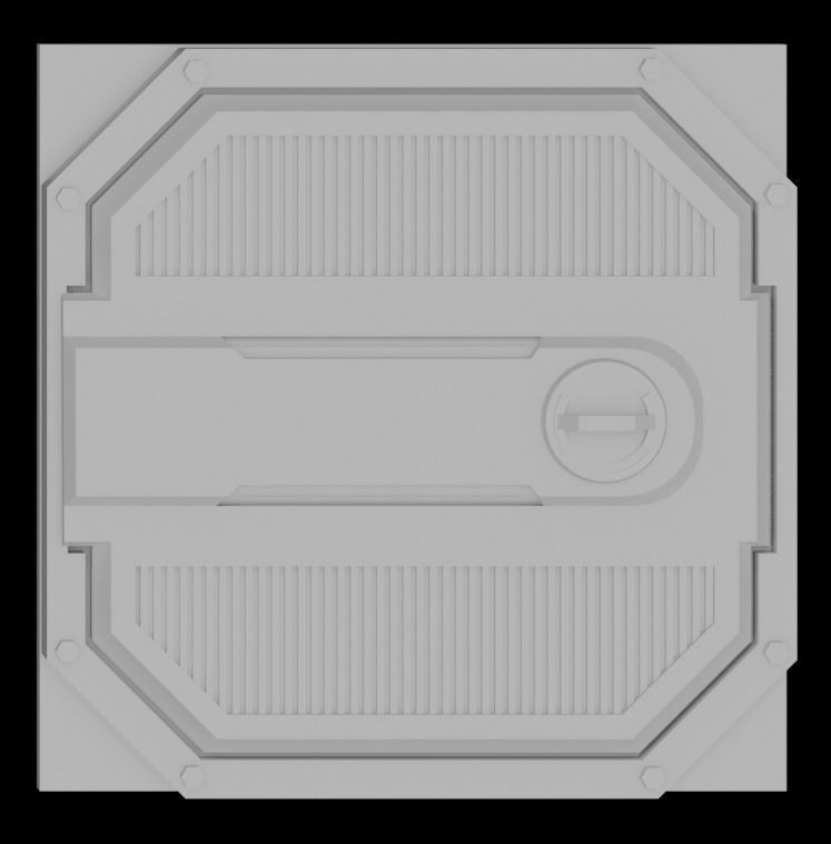 Sci-Fi Planes - 9 pieces Low-poly 3D model_9