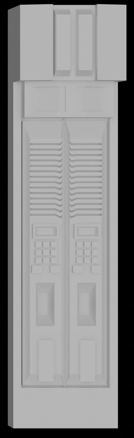 Sci-Fi Planes - 9 pieces Low-poly 3D model_10