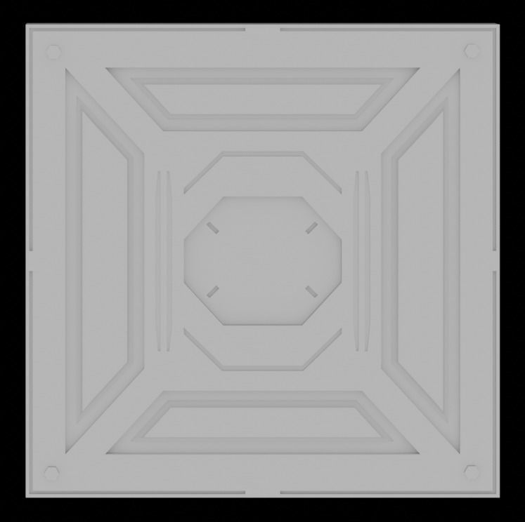 Sci-Fi Planes - 9 pieces Low-poly 3D model_5