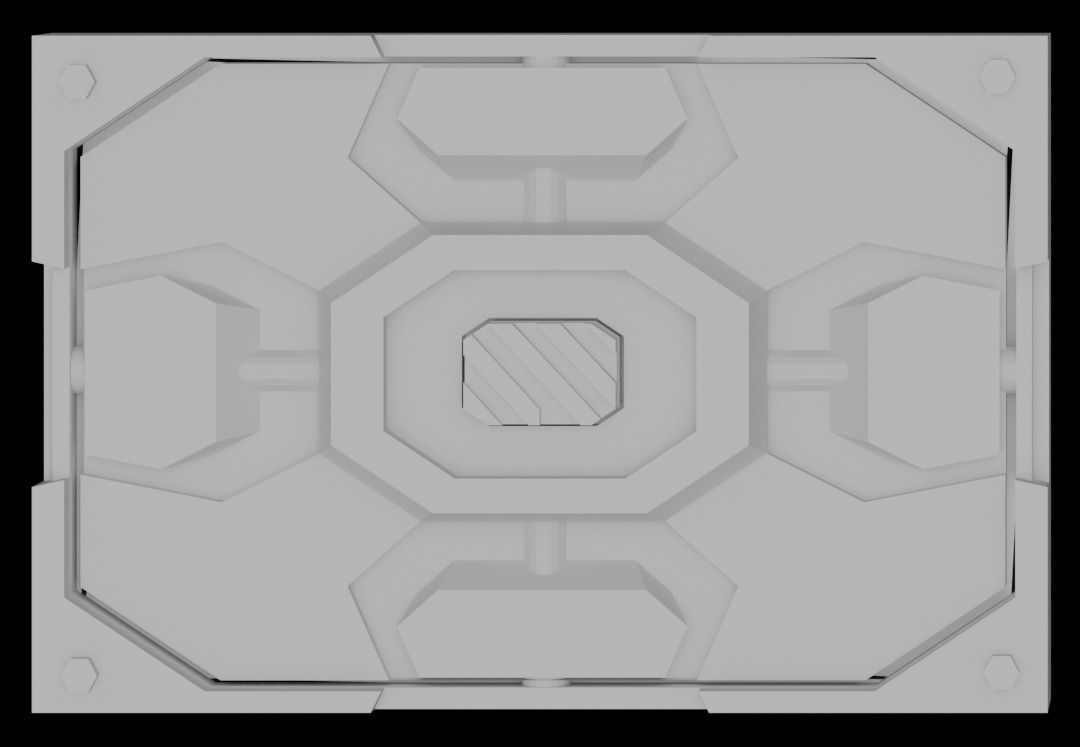 Sci-Fi Planes - 9 pieces Low-poly 3D model_3