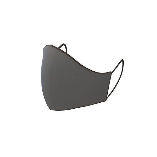 Mask v1 001 Low-poly 3D model