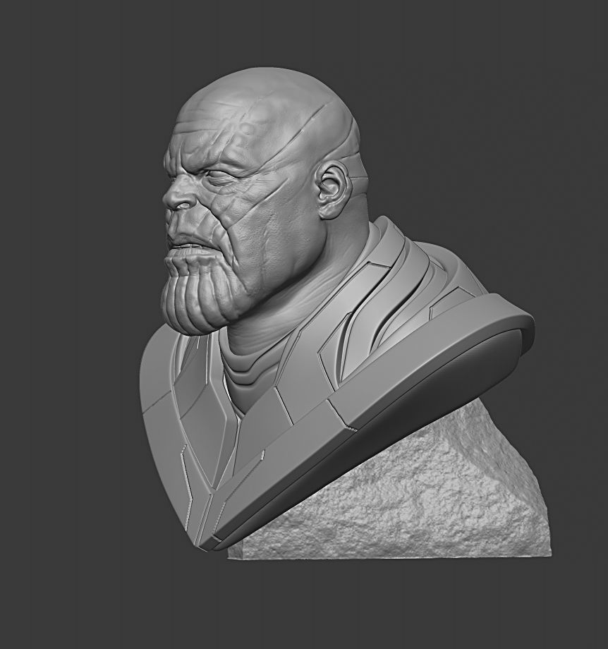 thanos bust 3Dprint 3D print model_1