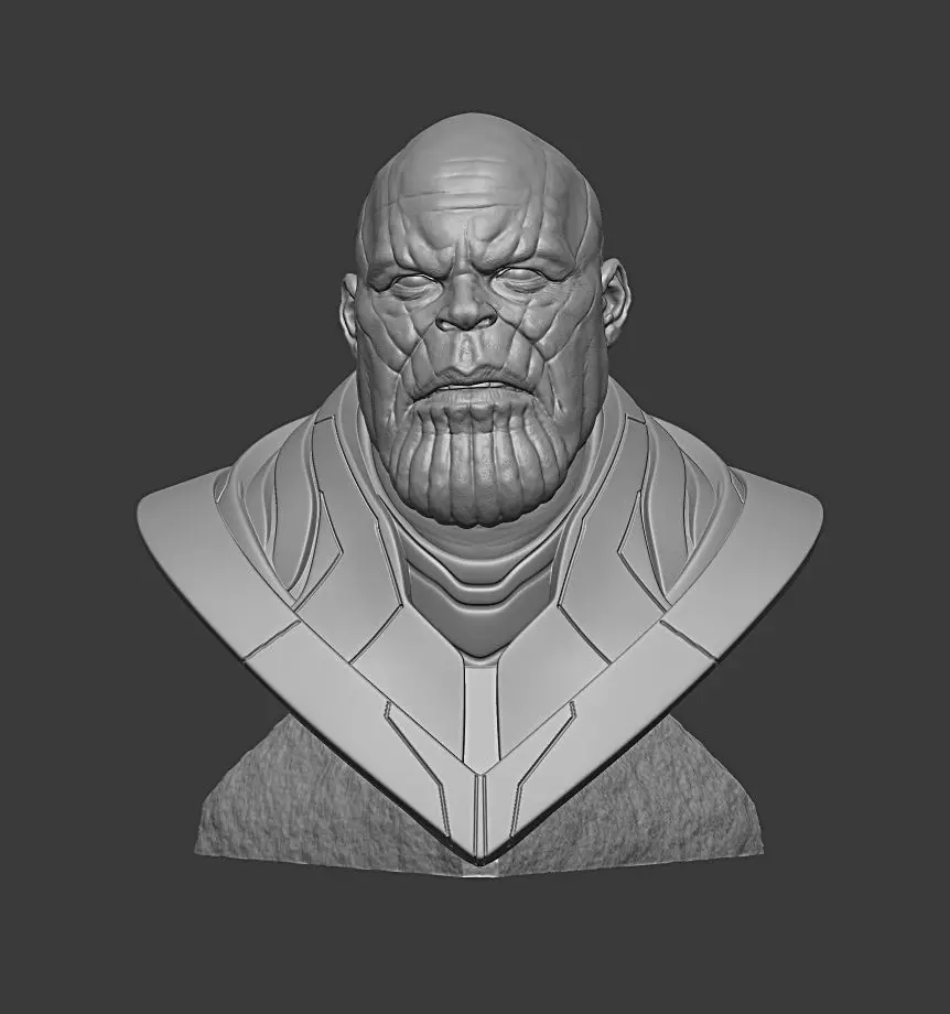 thanos bust 3Dprint 3D print model_0