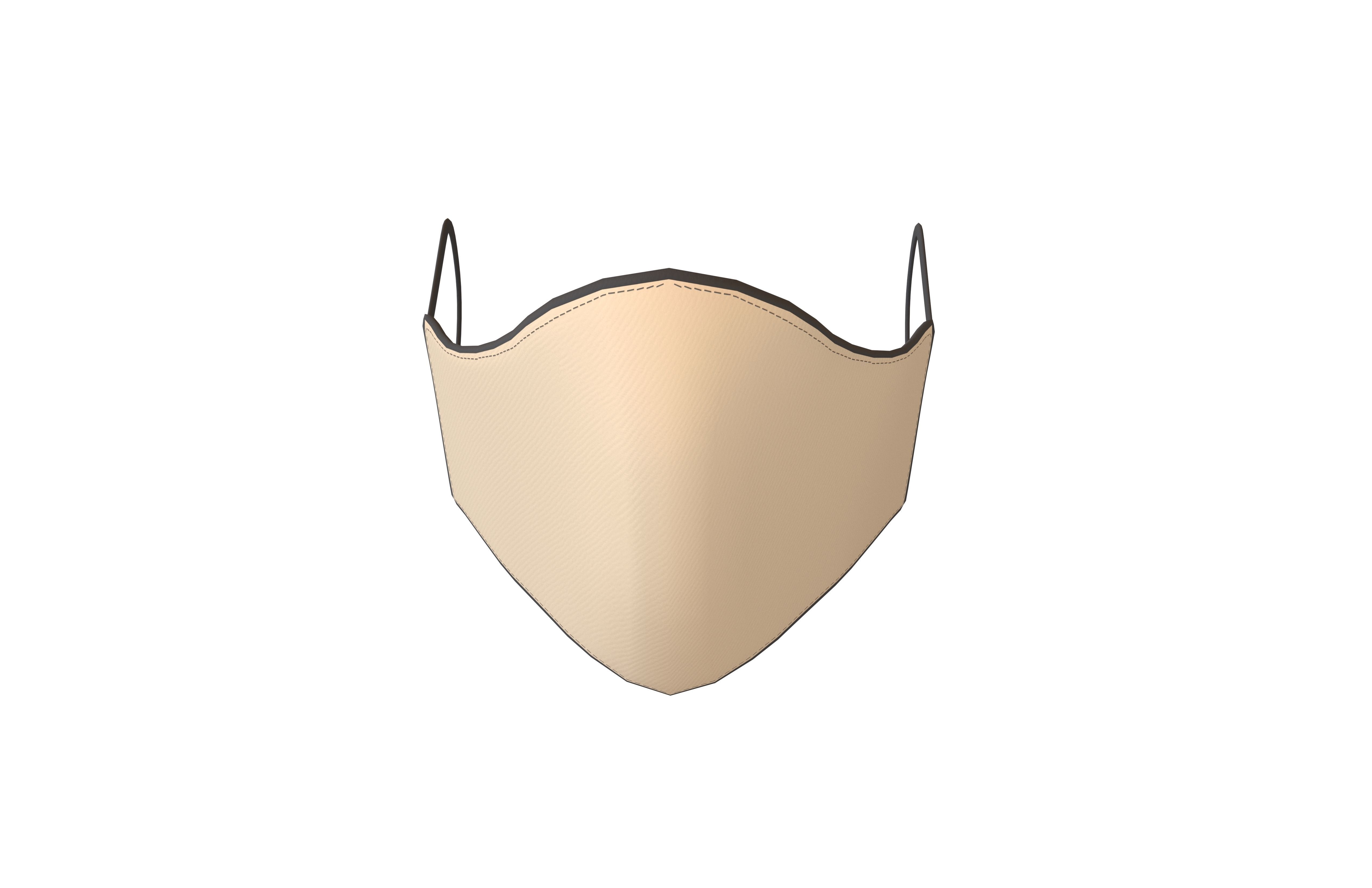 Mask v1 002 Low-poly 3D model_1