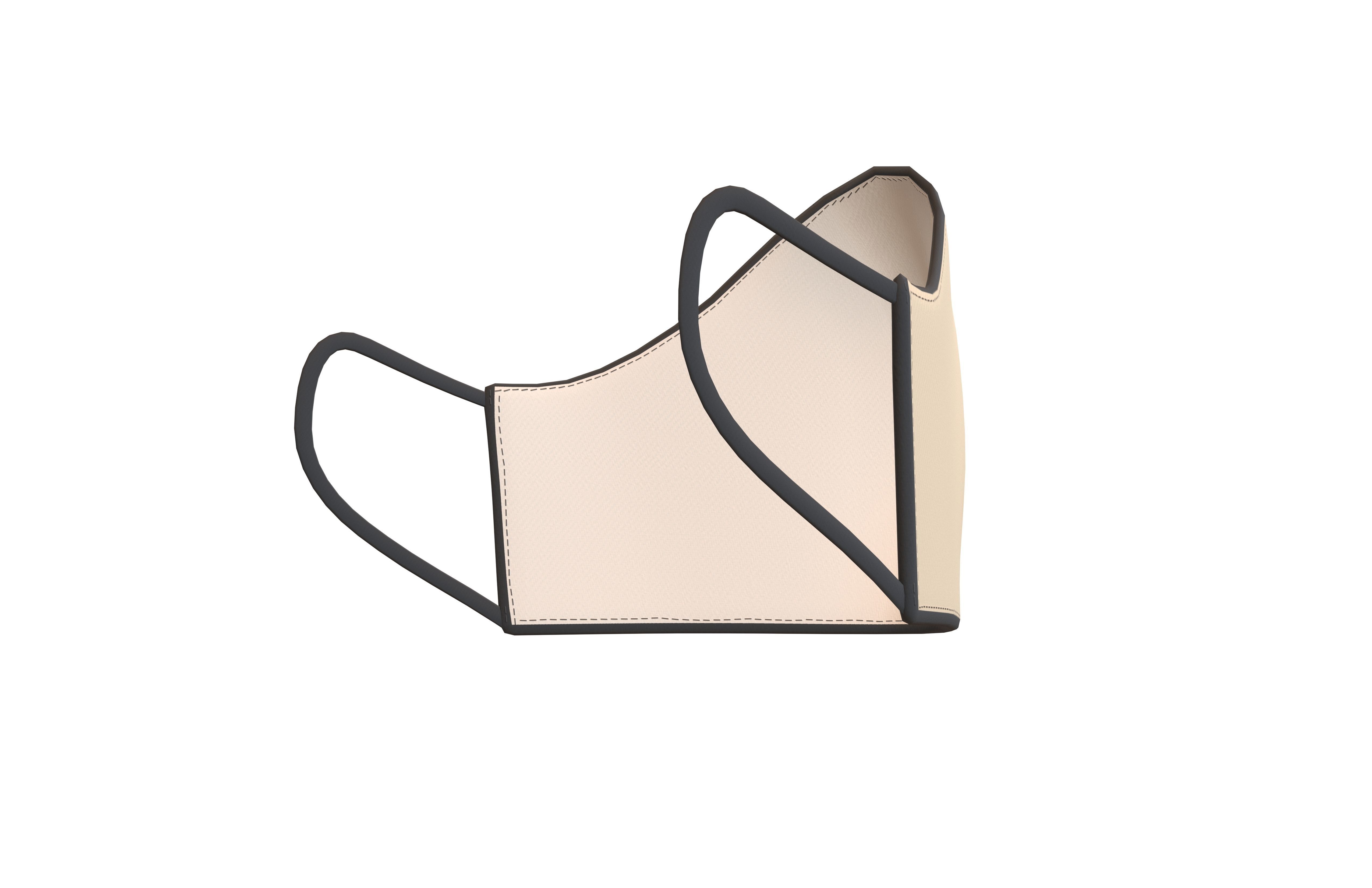 Mask v1 002 Low-poly 3D model_2