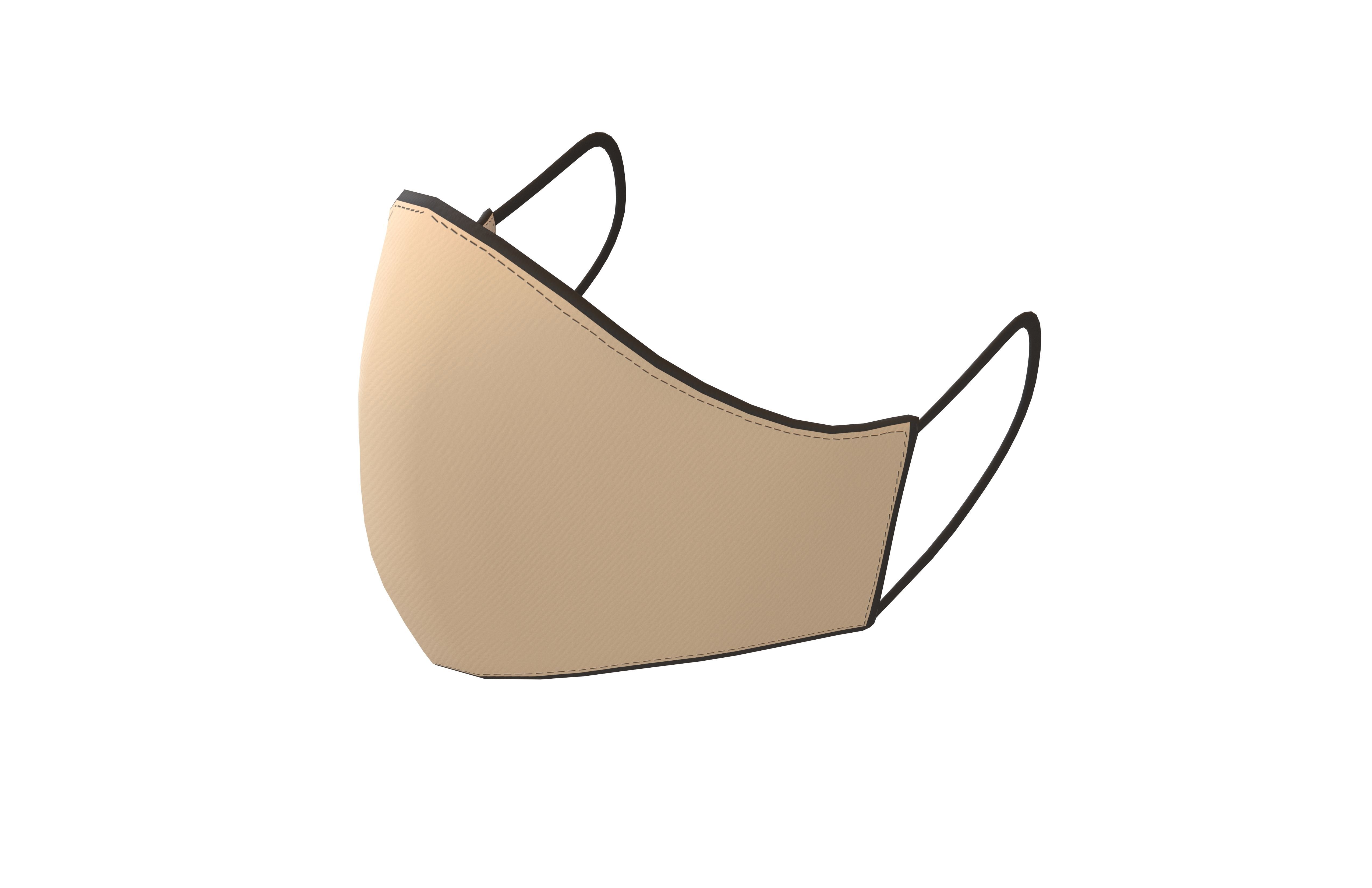 Mask v1 002 Low-poly 3D model_3