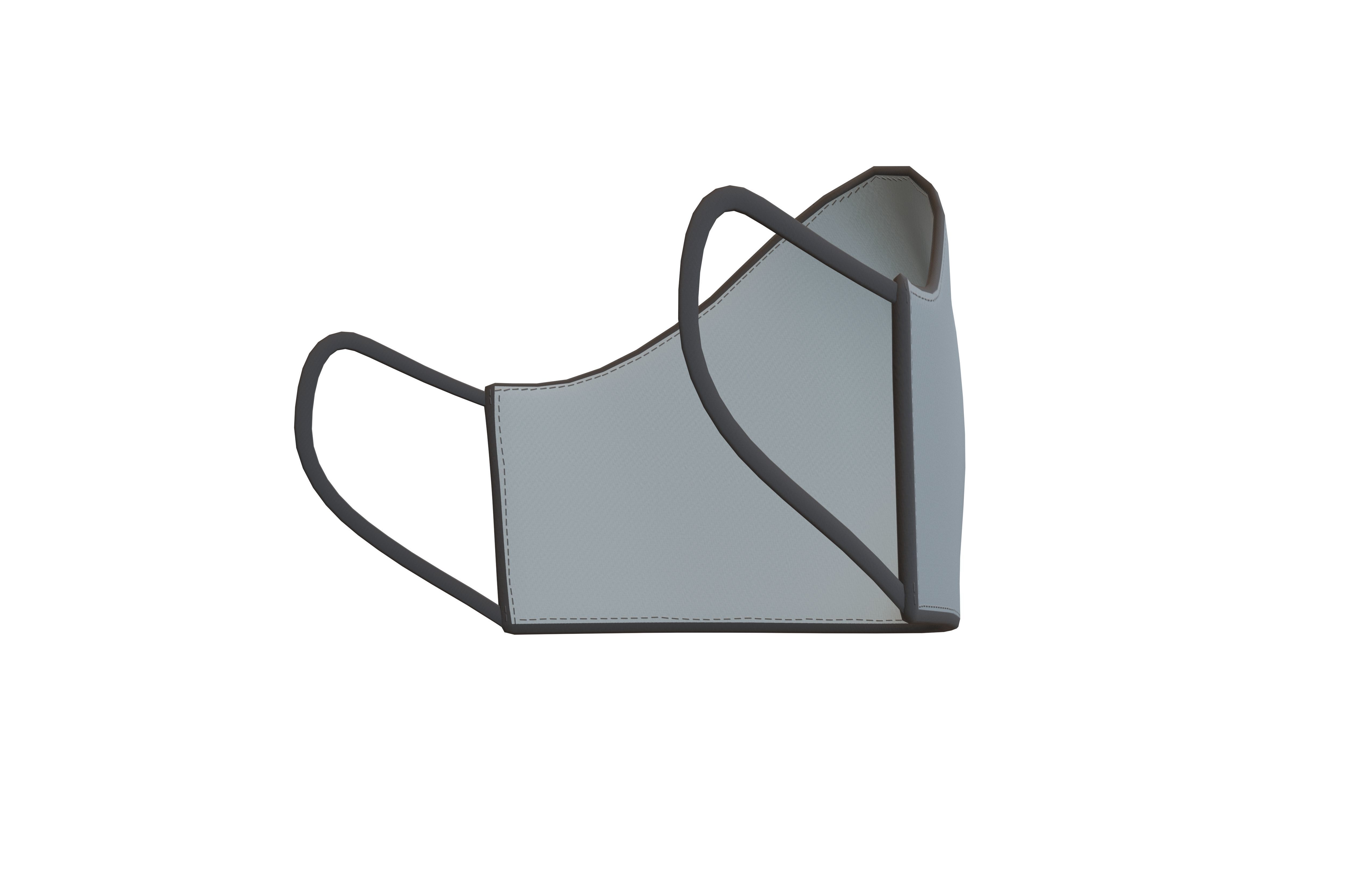 Mask v1 004 Low-poly 3D model_2