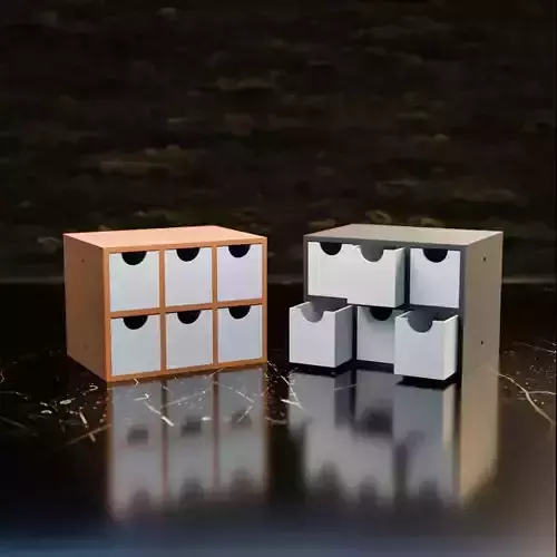 020L LA Unit Large 6x Drawer 3D print model