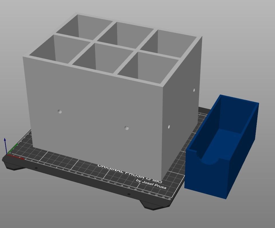 020L LA Unit Large 6x Drawer 3D print model_3