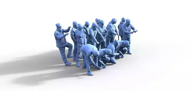 crew work ship A  15 files 3D print model