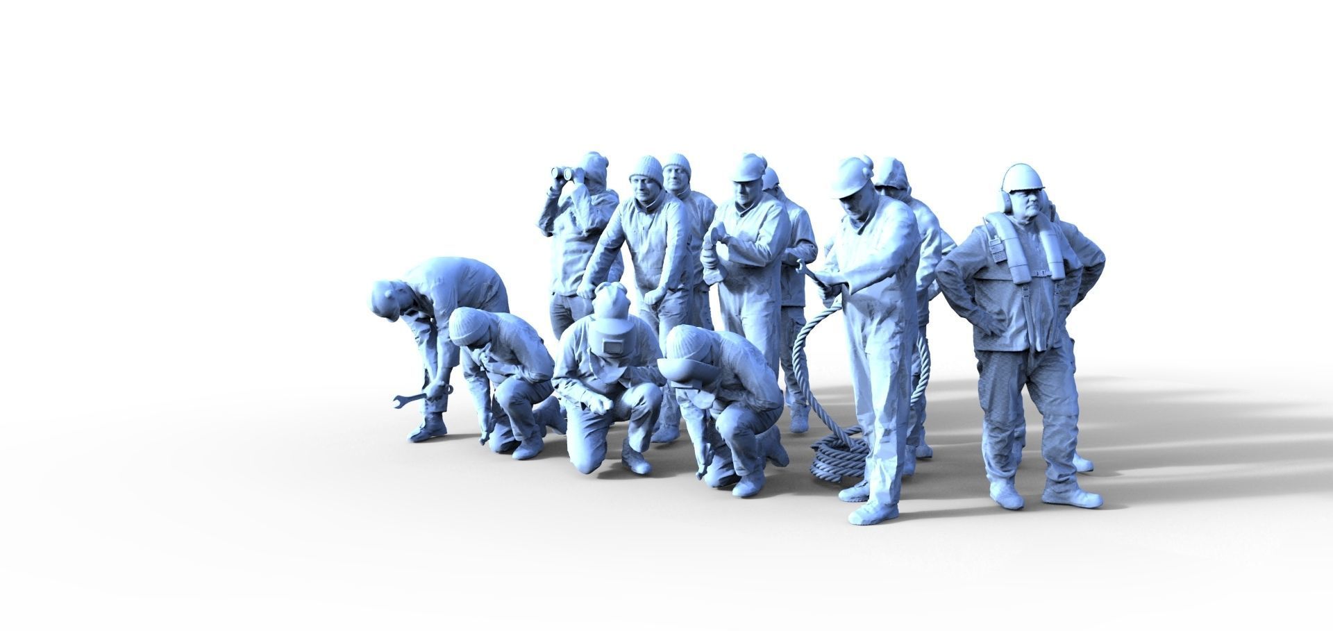 crew work ship A  15 files 3D print model_1