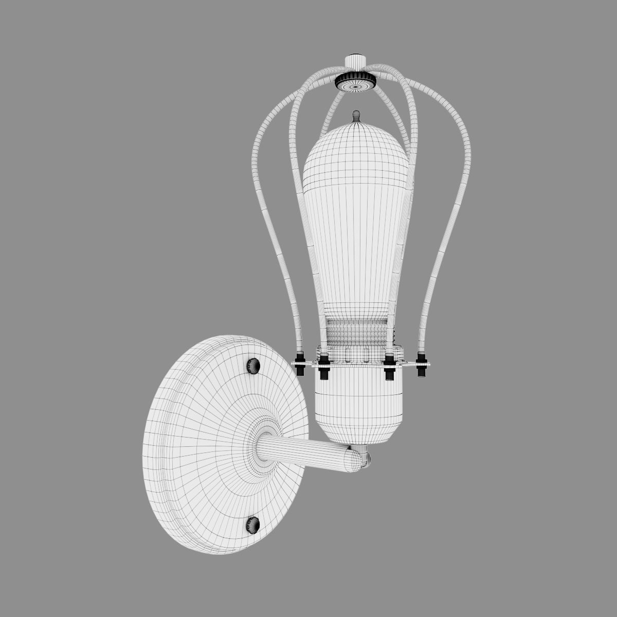 Sconce Loft cage LOFT2106W 3D model_1