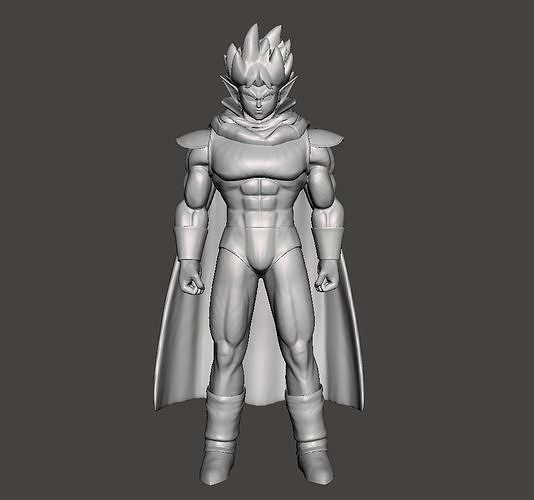Spice 3D Model dragon ball z character 3D print model