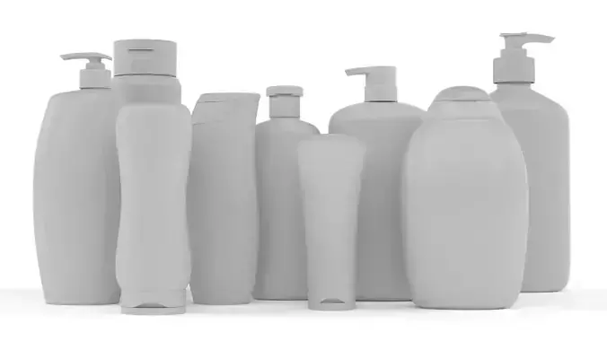 Plastic Bottles 3D model