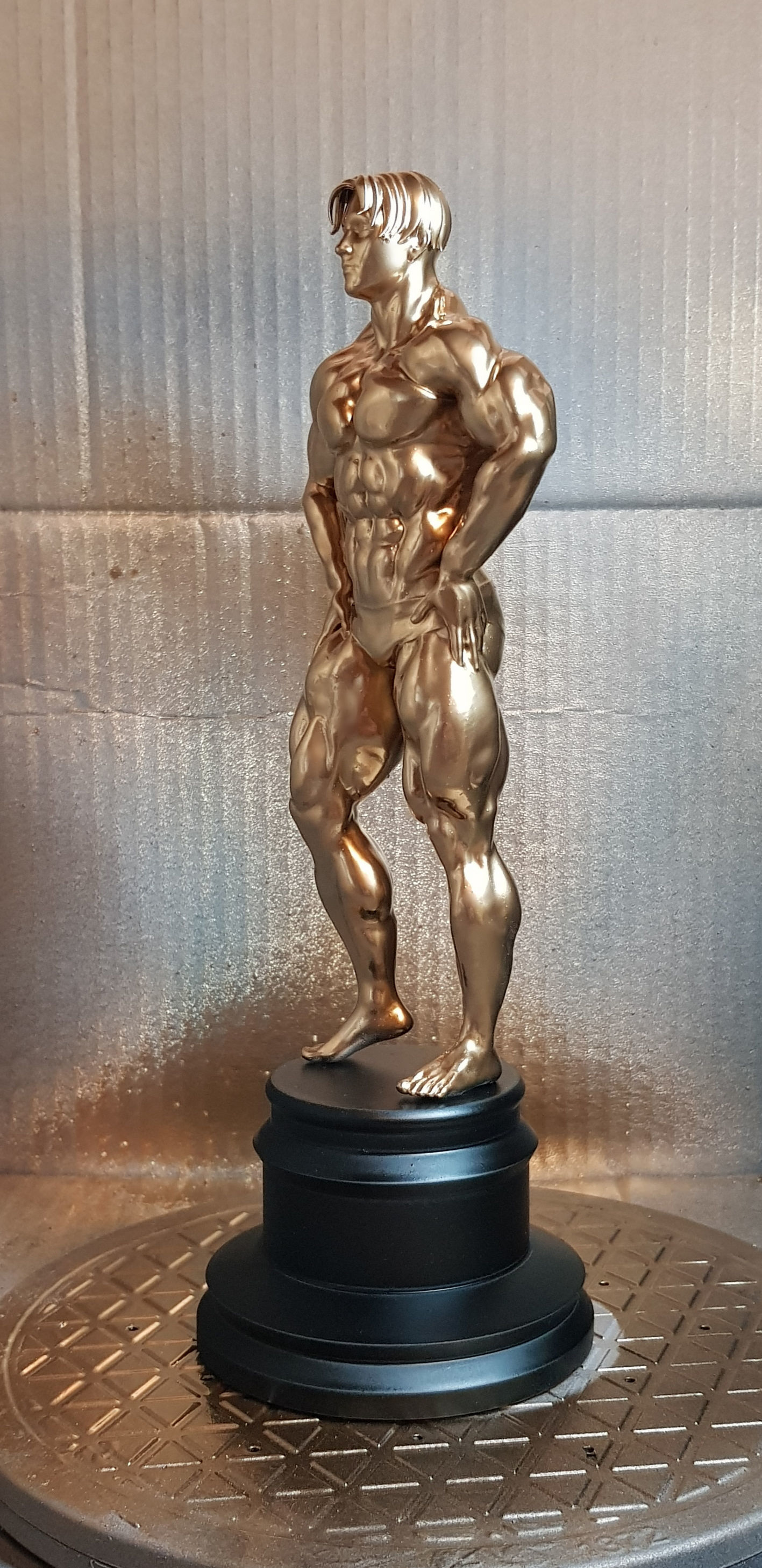 Male Bodybuilder Trophy 3D model_6