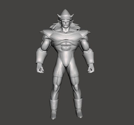 Vinegar 3D Model armored man 3D print model