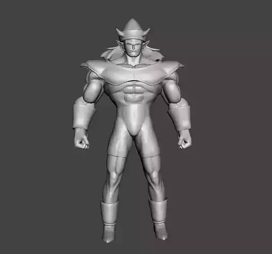 Vinegar 3D Model armored man 3D print model