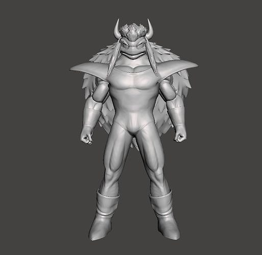 Mustard Dragon Ball 3D Model 3D print model