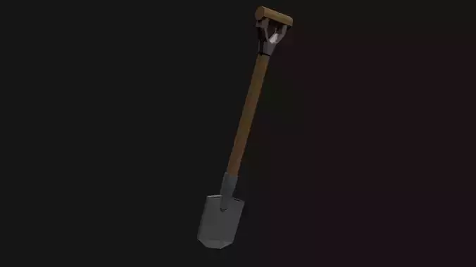 Lowpoly Shovel