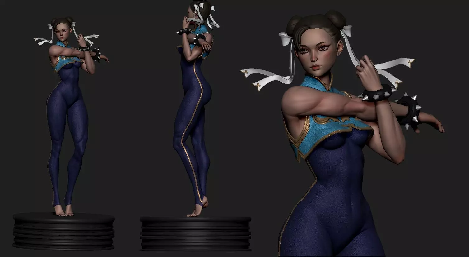 chun li 3dmodel  3D print model_0