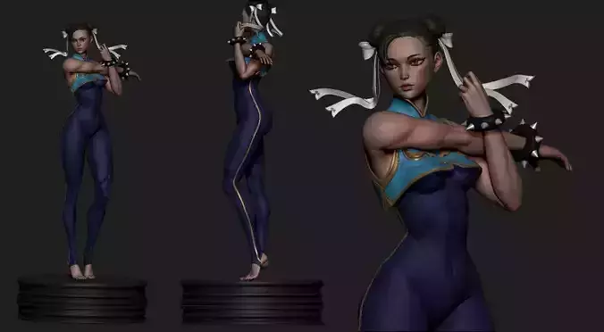 chun li 3dmodel  3D print model