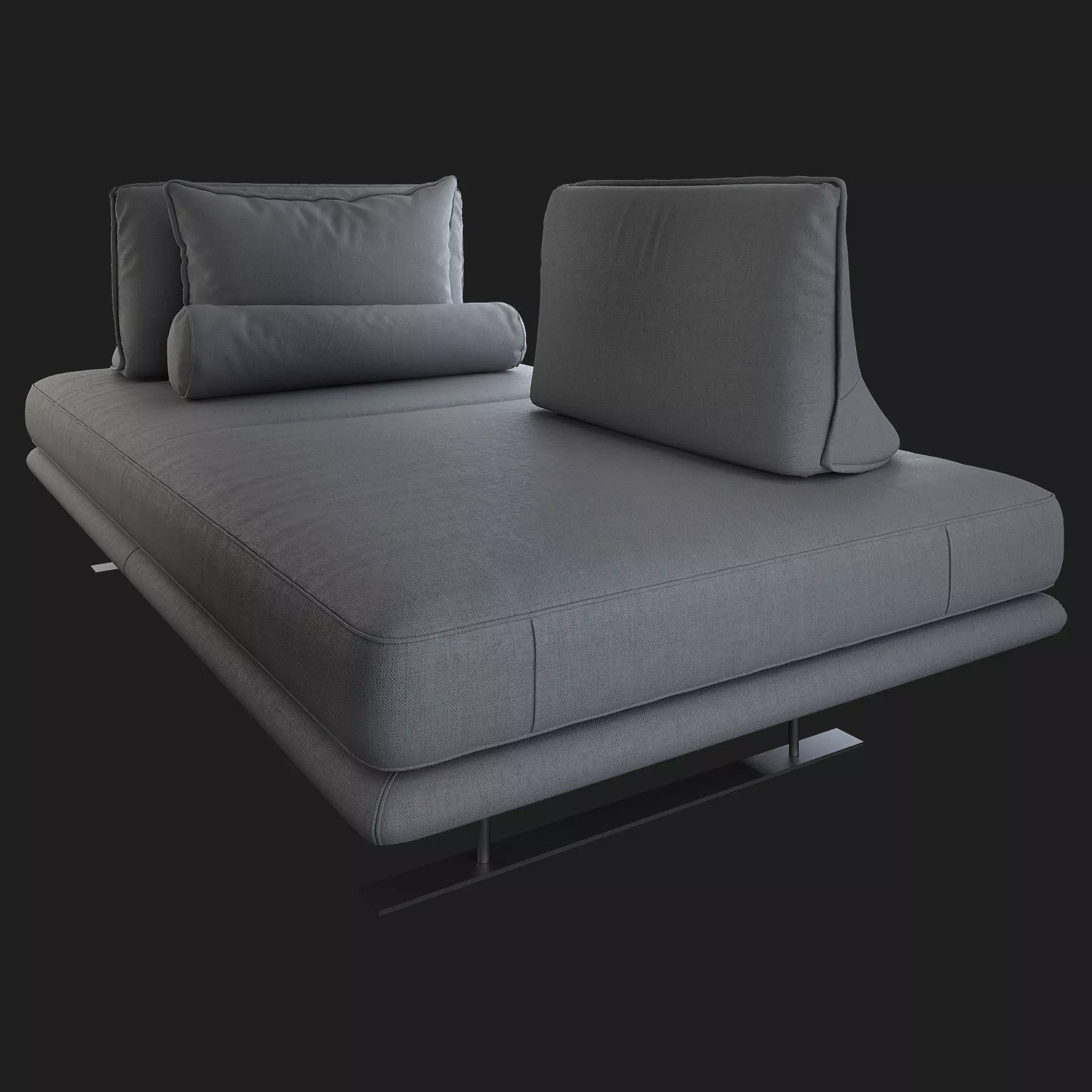 modern sofa 3D model_0