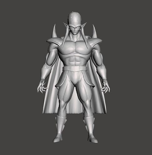 Sansho 3D Model armored man with cape 3D print model