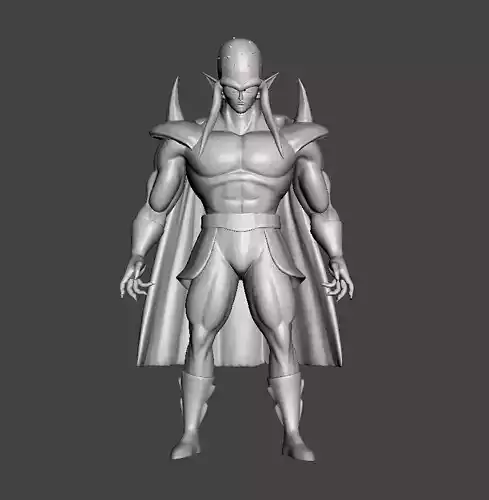 Sansho 3D Model armored man with cape