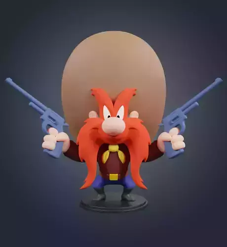 Yosemite Sam 3D print model