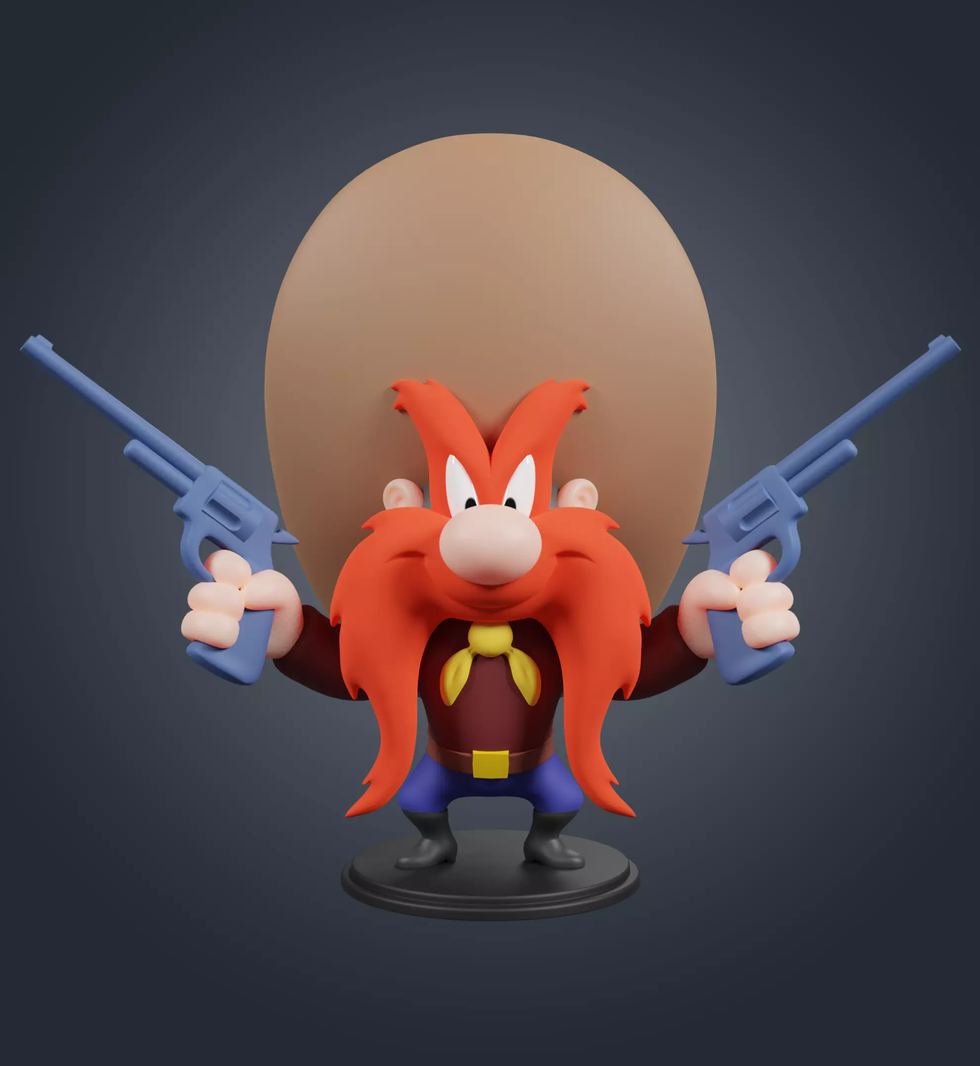 Yosemite Sam 3D print model_0