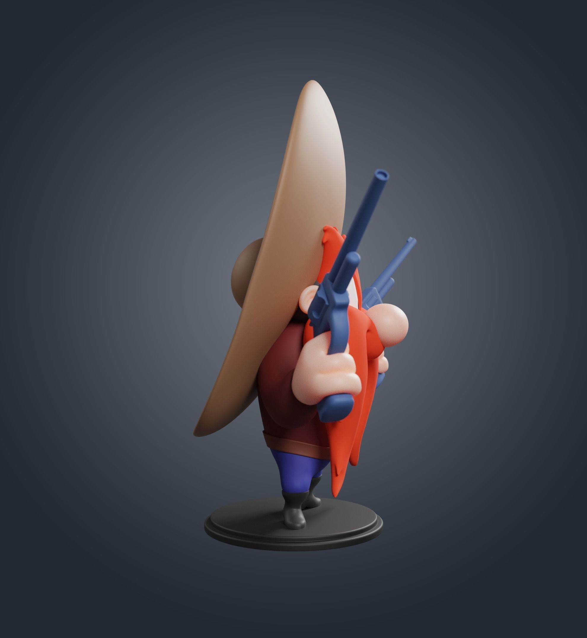 Yosemite Sam 3D print model_2