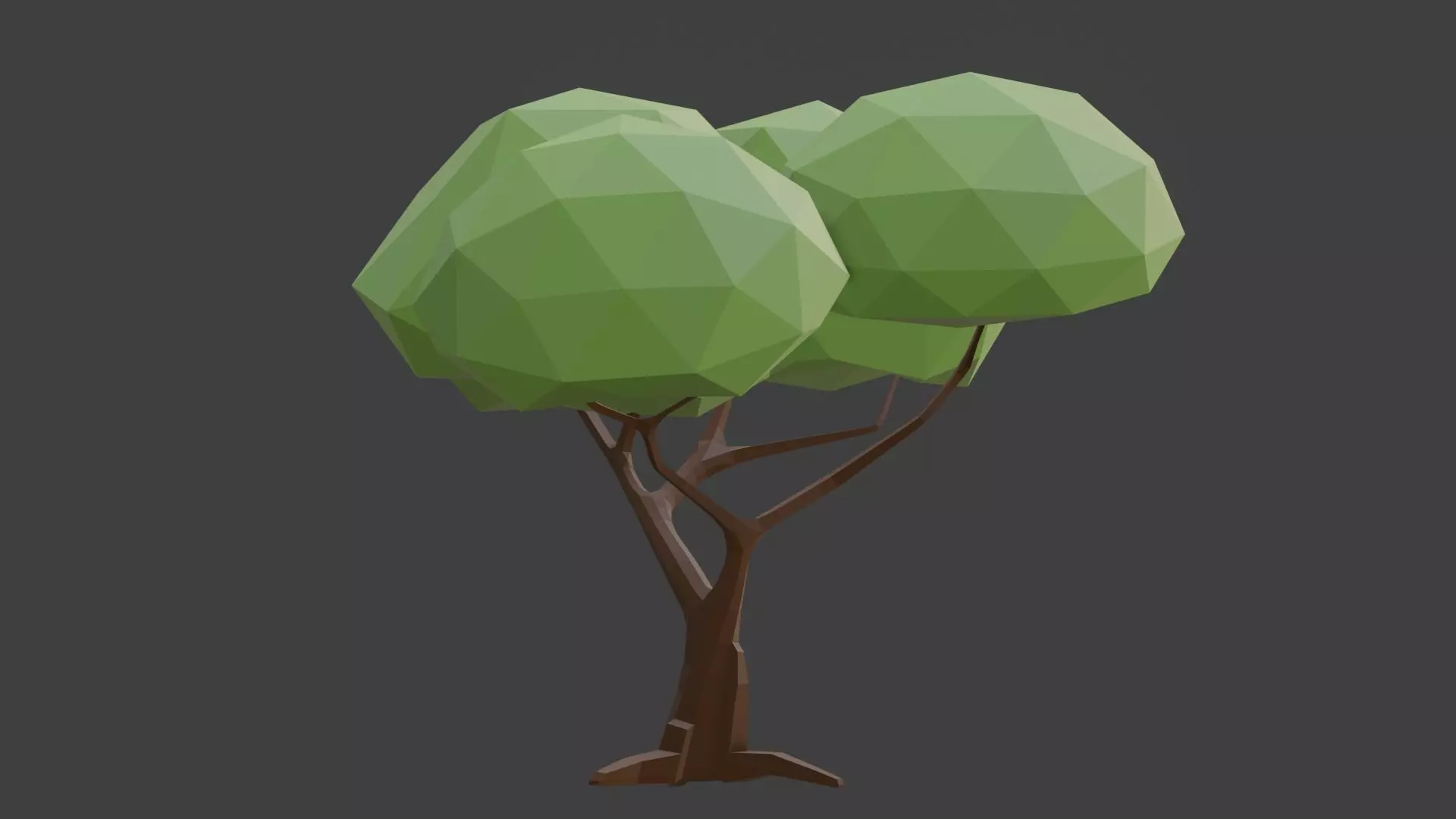 Lowpoly Tree Low-poly 3D model_0