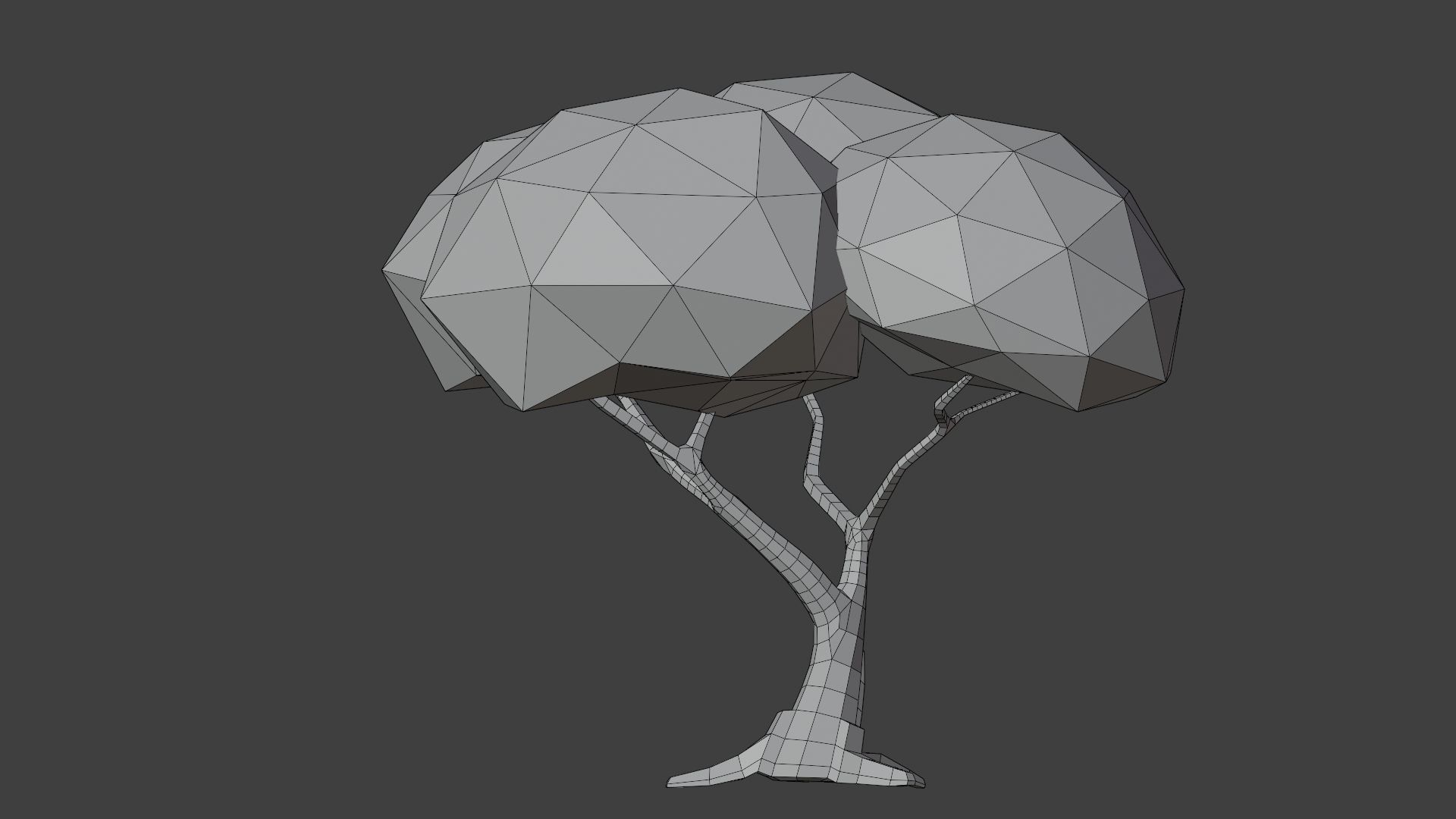 Lowpoly Tree Low-poly 3D model_7