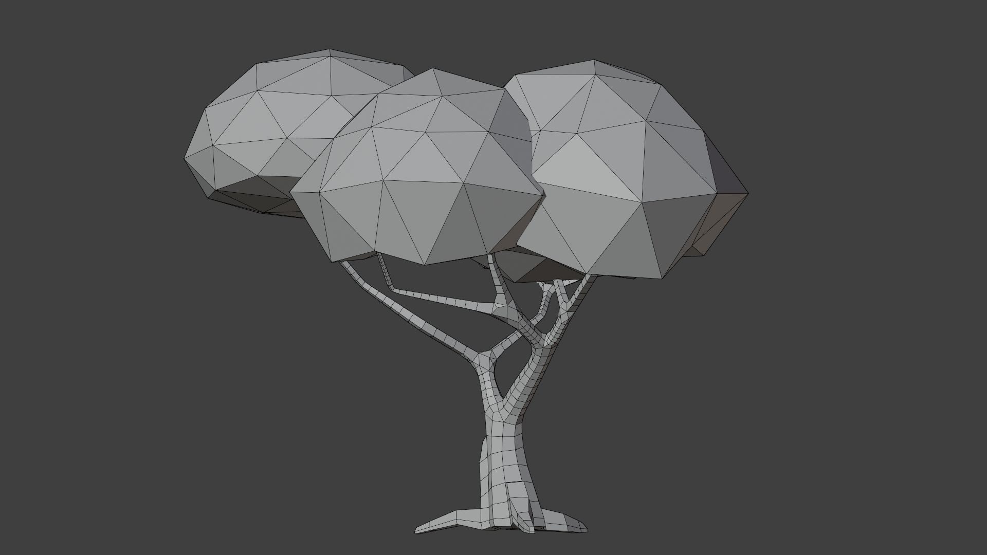 Lowpoly Tree Low-poly 3D model_5