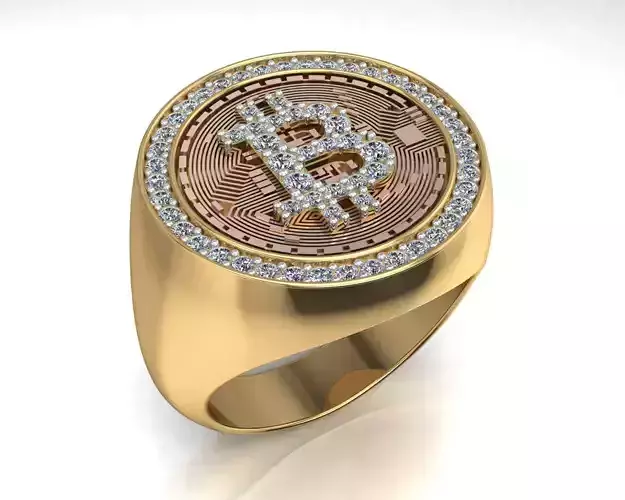 BitCoin Ring For Men