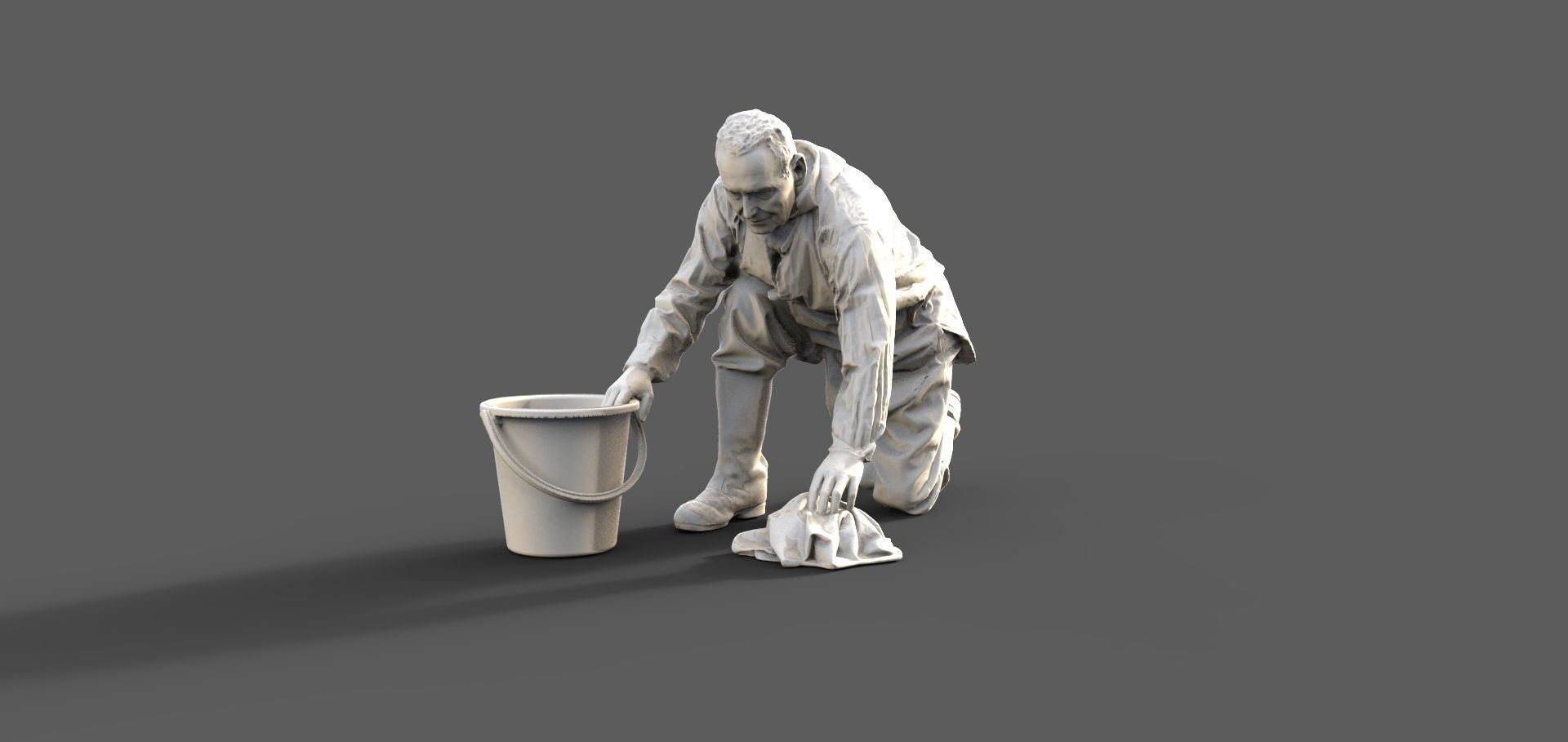 3D Scan Heinz mit Eimer 25 3D print model_1