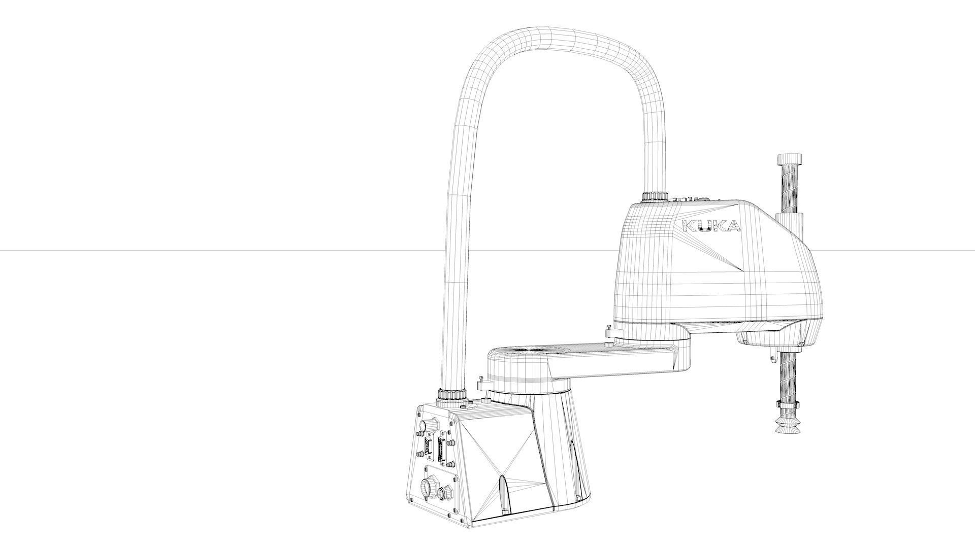 Robotic Arm Kuka Scara 3D model_38