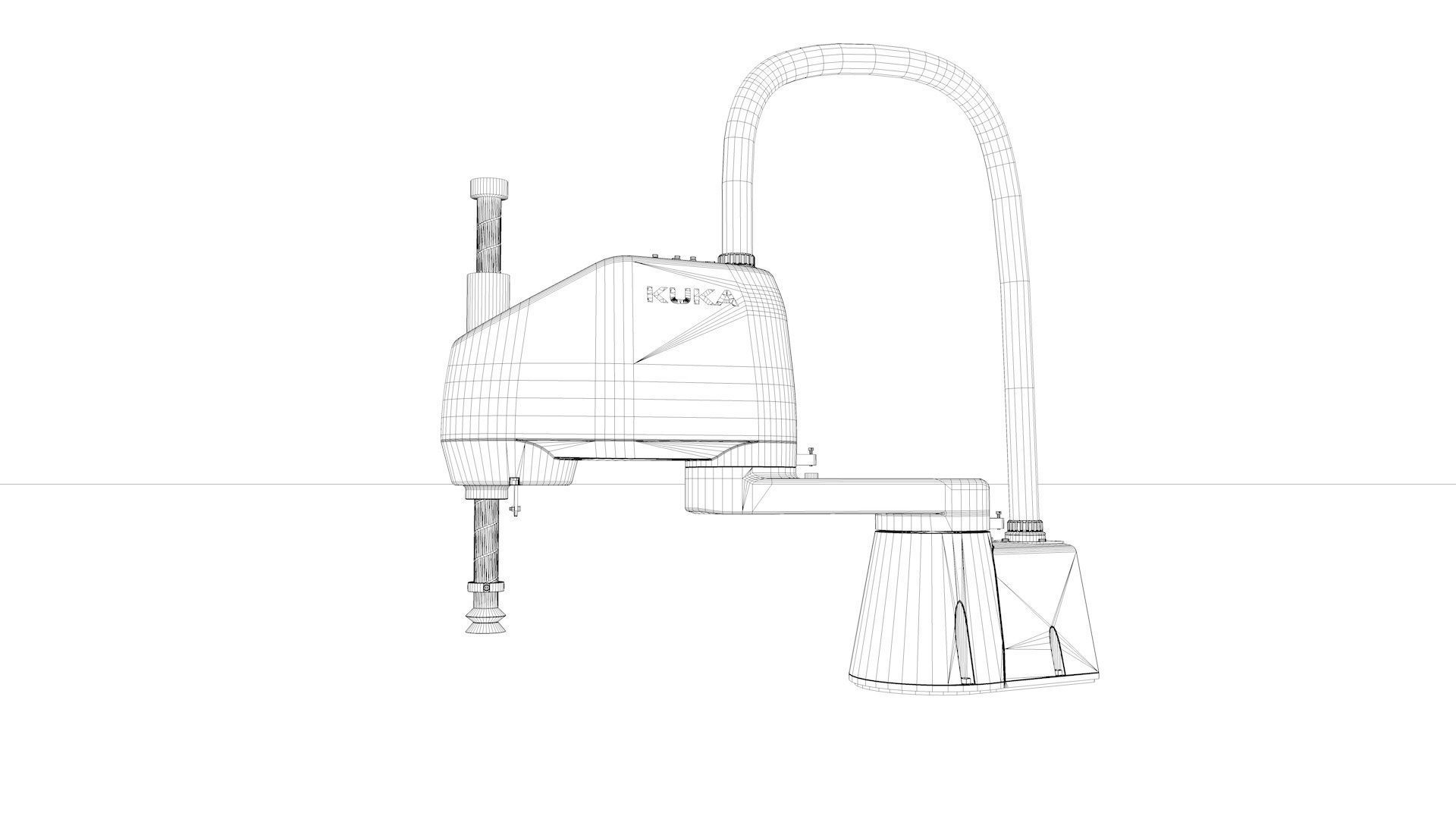 Robotic Arm Kuka Scara 3D model_37