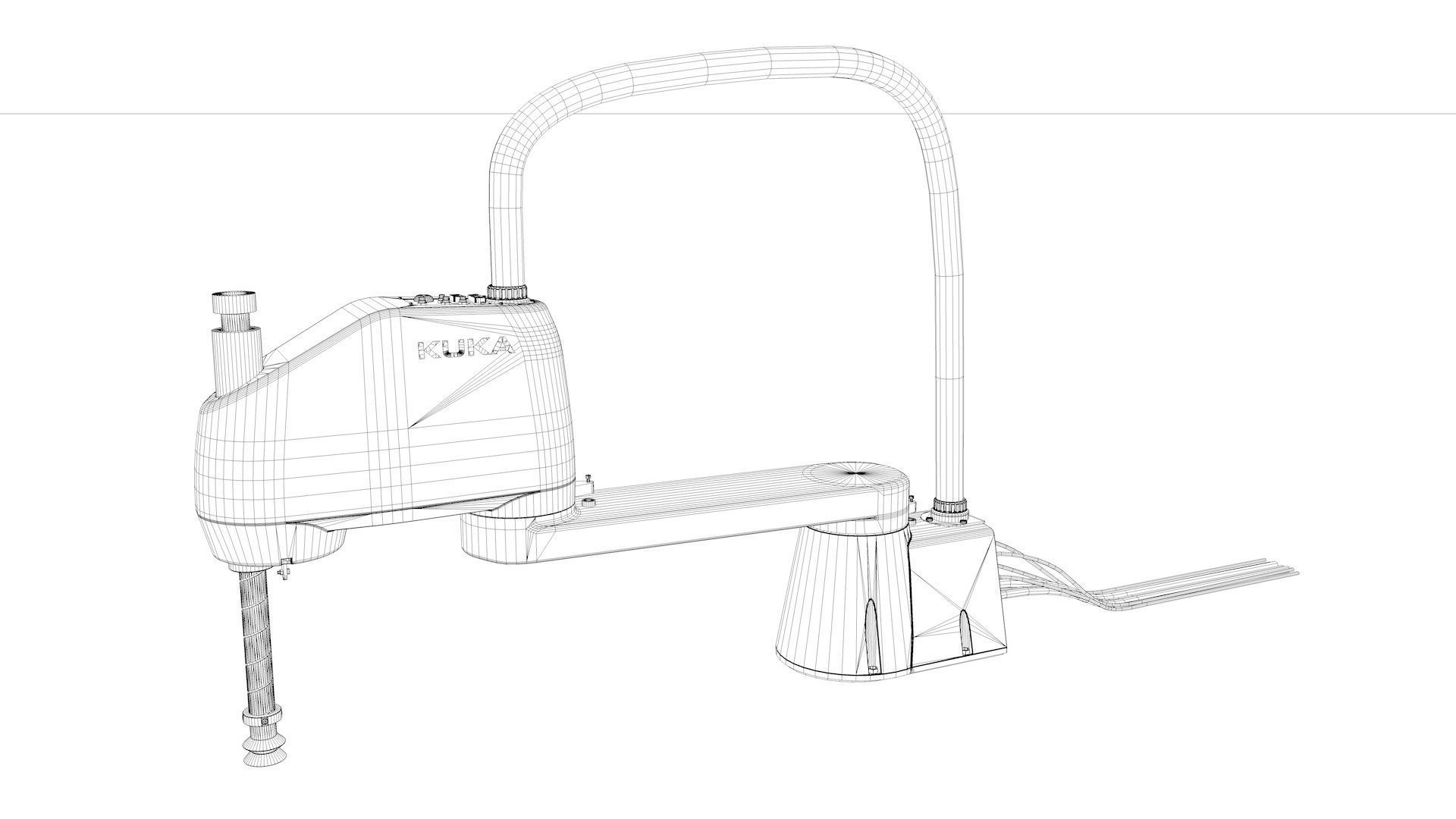 Robotic Arm Kuka Scara 3D model_35