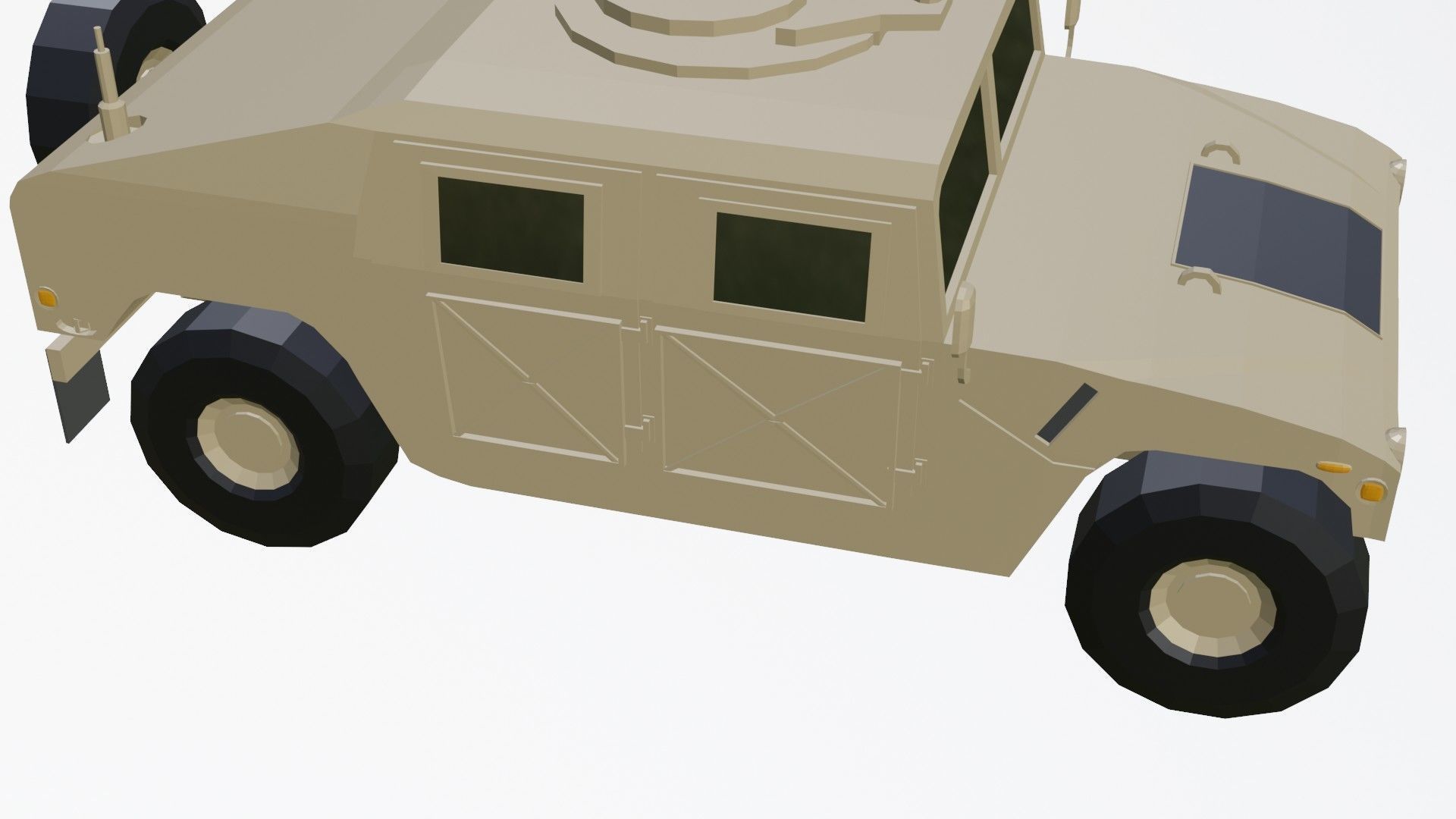 complete pack civil war low poly Low-poly 3D model_53