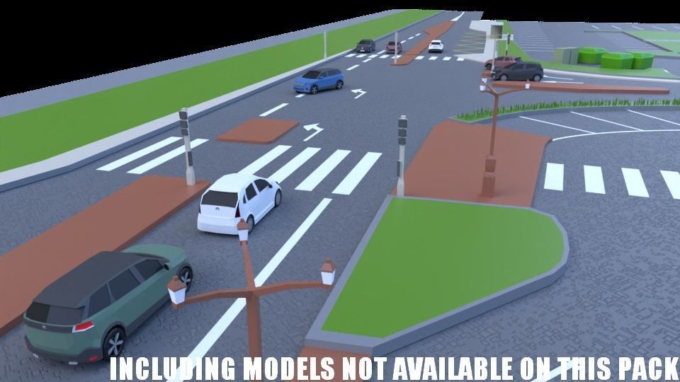 complete pack civil war low poly Low-poly 3D model_42