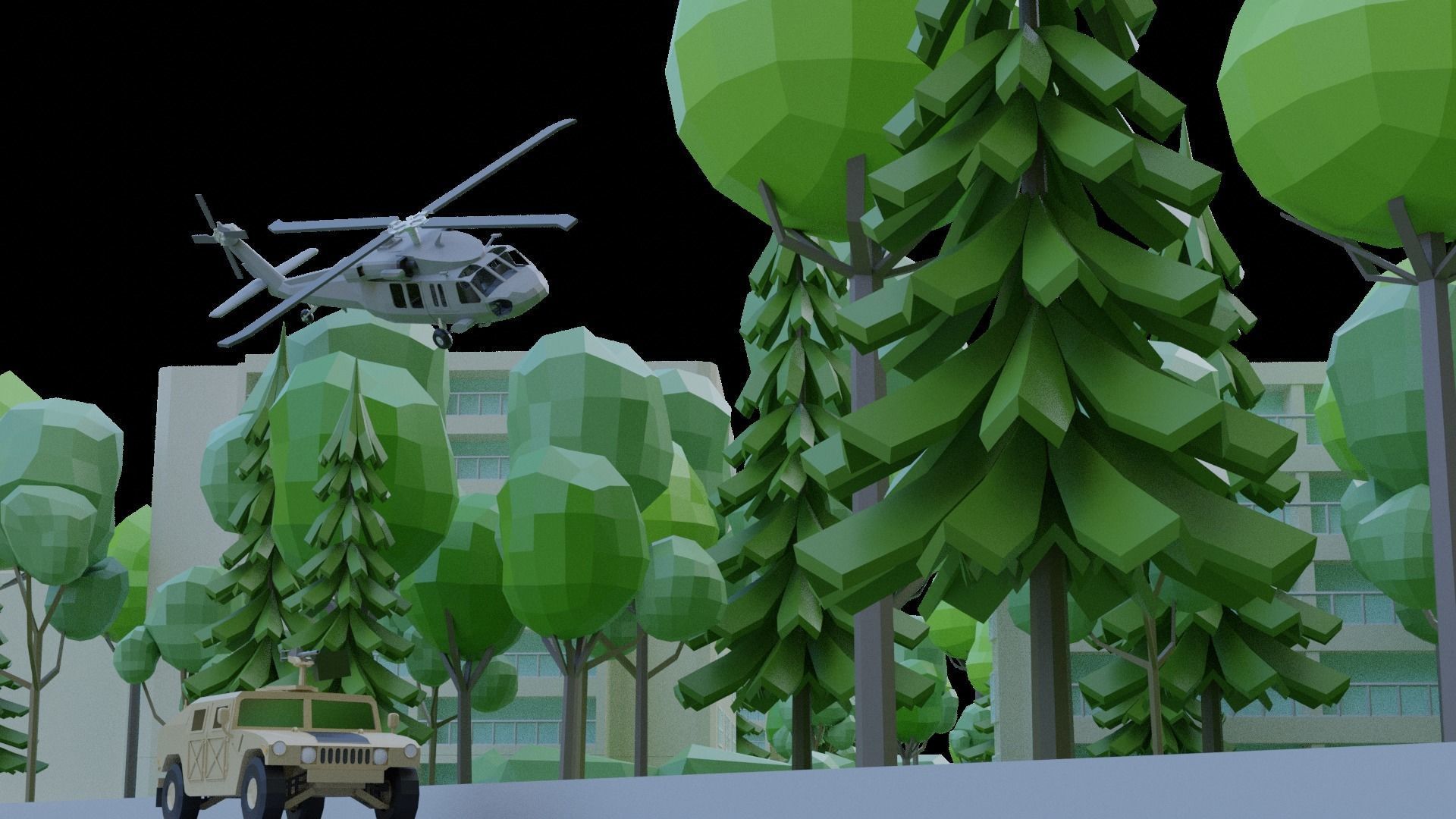 complete pack civil war low poly Low-poly 3D model_7