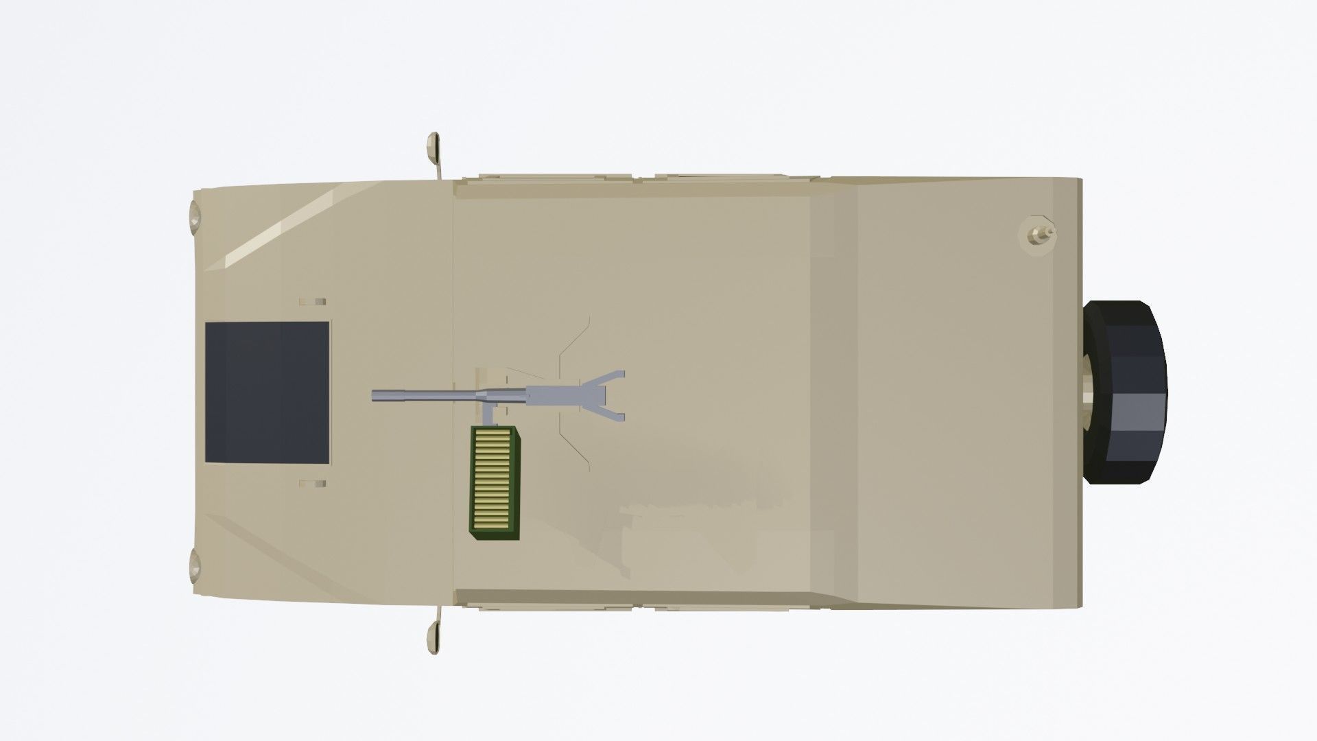 complete pack civil war low poly Low-poly 3D model_60