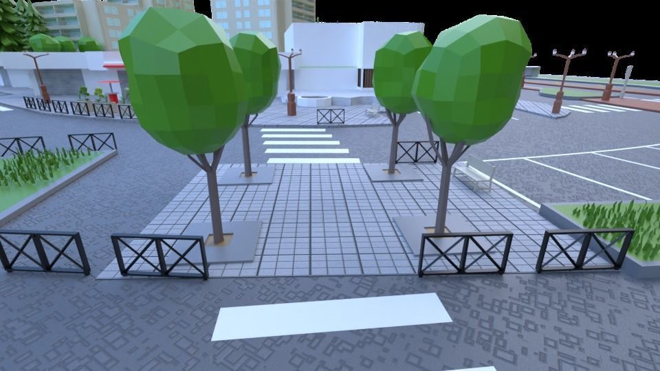 complete pack civil war low poly Low-poly 3D model_39